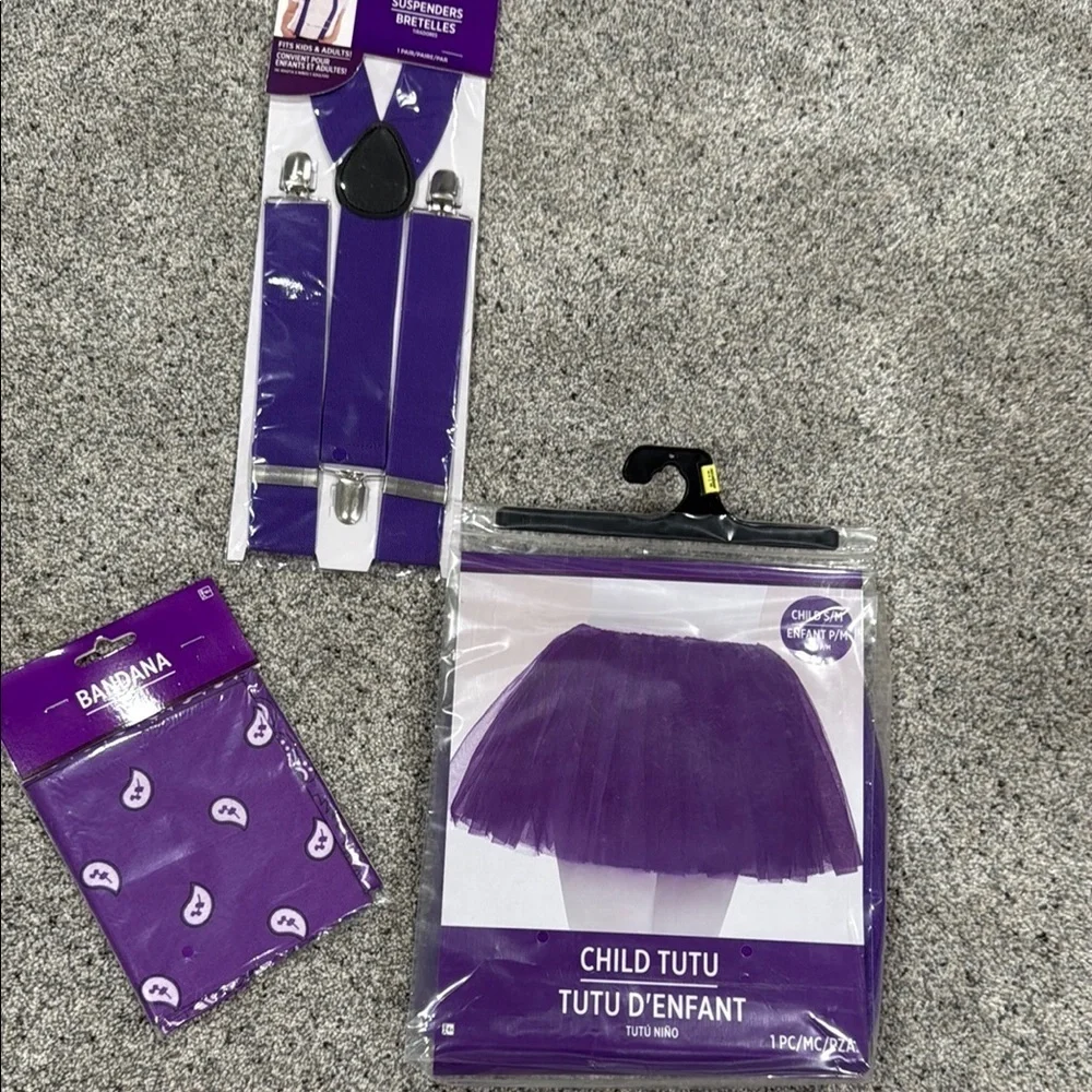 Purple Child Tutu Set